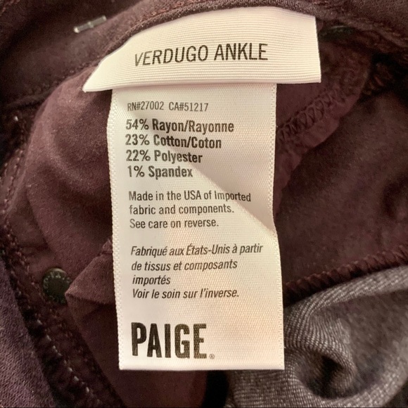 Paige Verdugo Ankle Jeans in Java Brown - Picture 10 of 12